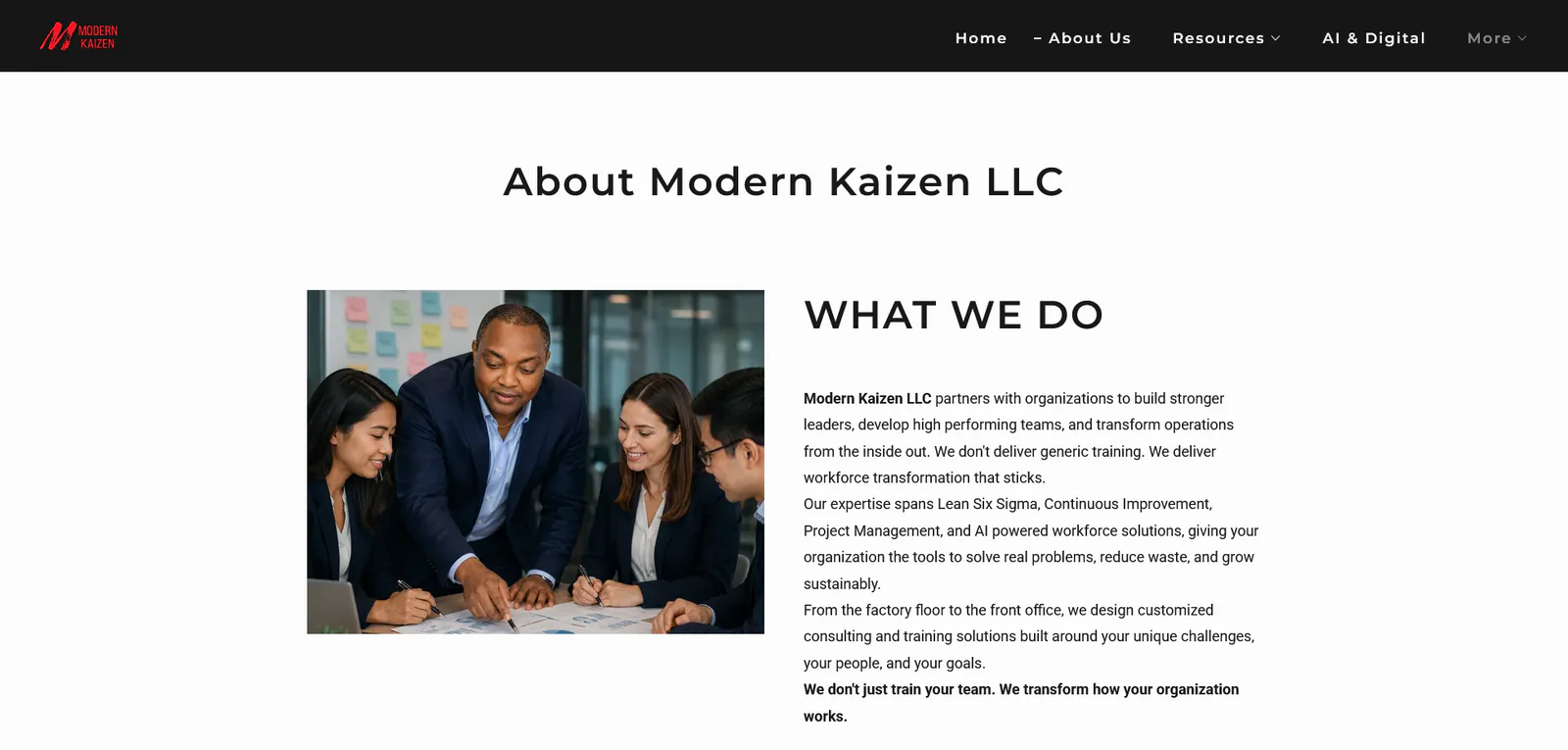 Modern Kaizen — About Modern Kaizen